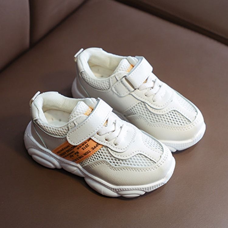 Round Toe Lace-up Baby Sneakers