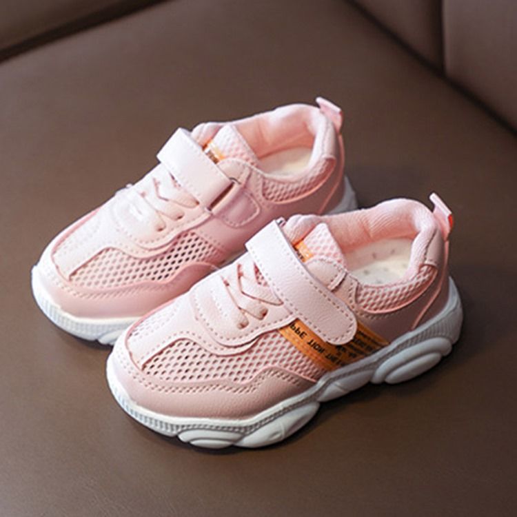 Round Toe Lace-up Baby Sneakers