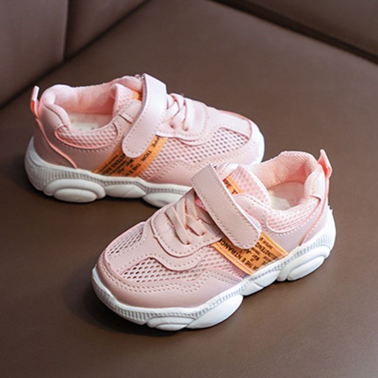 Round Toe Lace-up Baby Sneakers