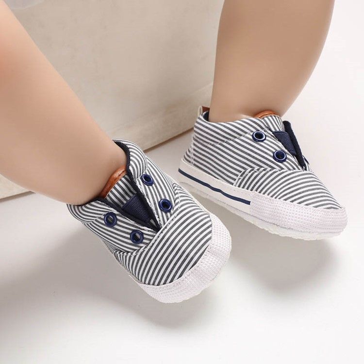 Stripe Slip-on Baby Toddler Shoes