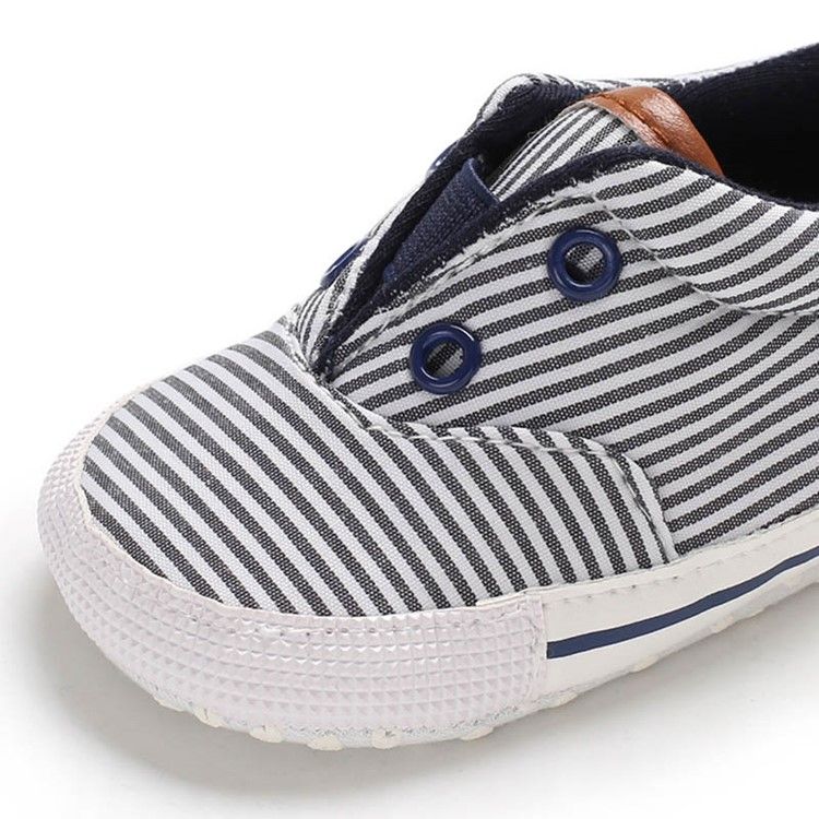 Stripe Slip-on Baby Toddler Shoes