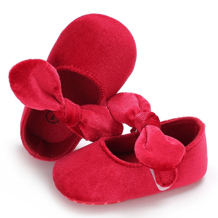 Velcro Bowknot Småbarnssko