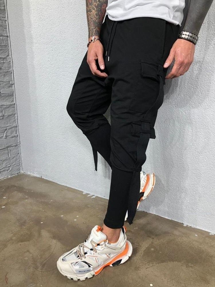 Baggy Pants For Menn Pocket Spring Casual Pants