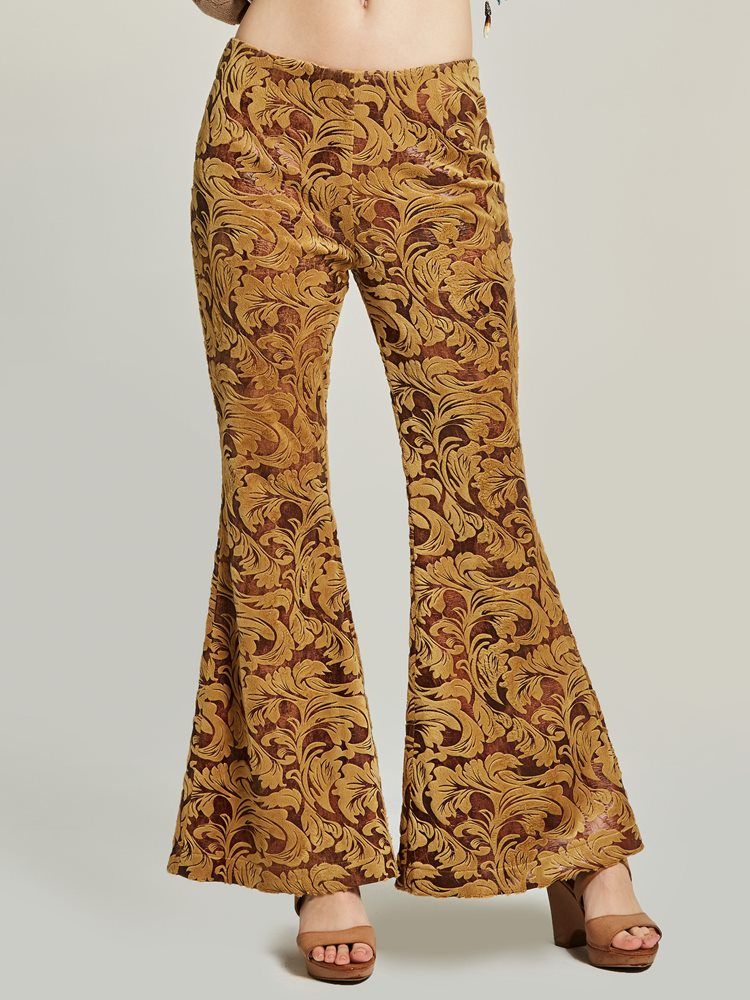 Broderi Wide Leg Dame Pants