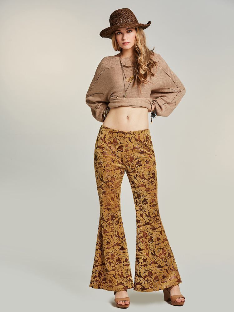 Broderi Wide Leg Dame Pants