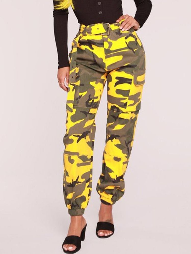 Camouflage Belt Dame Pants