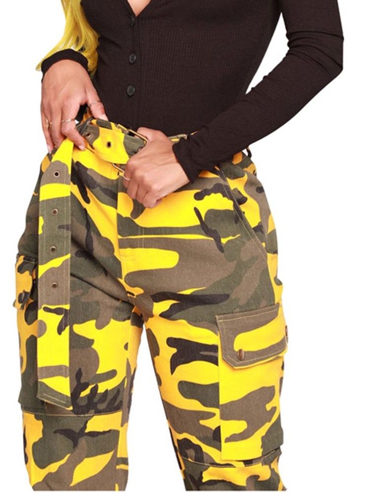 Camouflage Belt Dame Pants