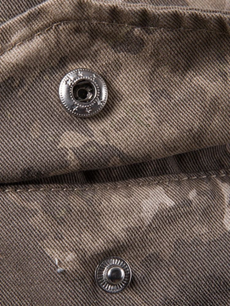 Camouflage Thin Pocket Four Seasons Mens Casual Bukser