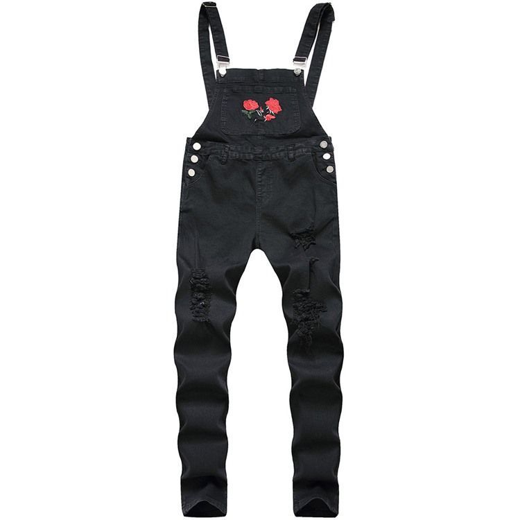 Full Lengde Rett Europeiske Jumpsuits For Menn