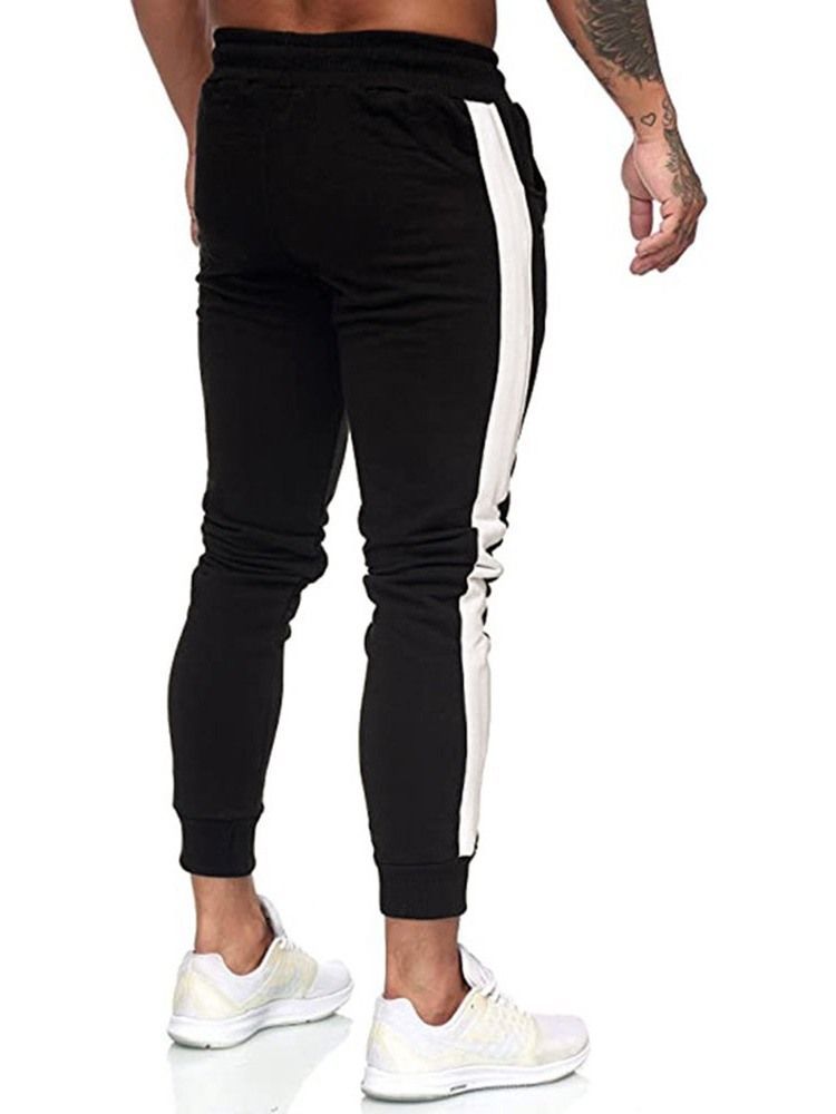 Lace-up Pencil Pants Lace-up Casual Bukser For Menn