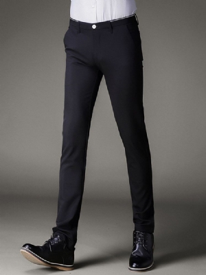 Plain Stretchable Slim Herre Pencil Pants