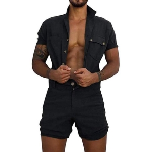 Shorts For Menn Casual Jumpsuits Overalls