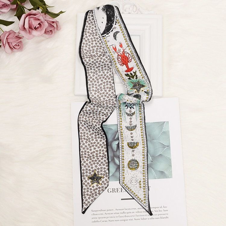 Charmeuse Bag Belt Head Scarf For Women