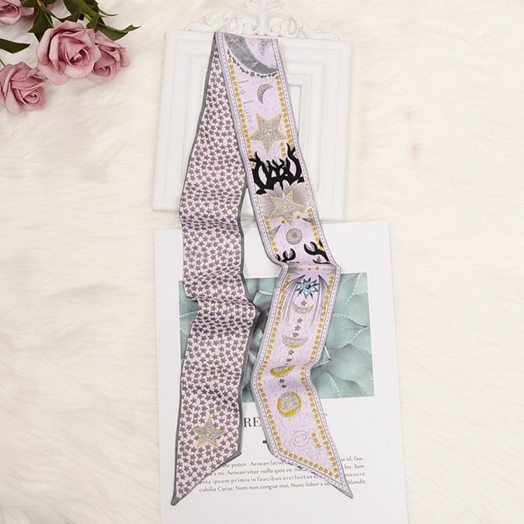 Charmeuse Bag Belt Head Scarf For Women