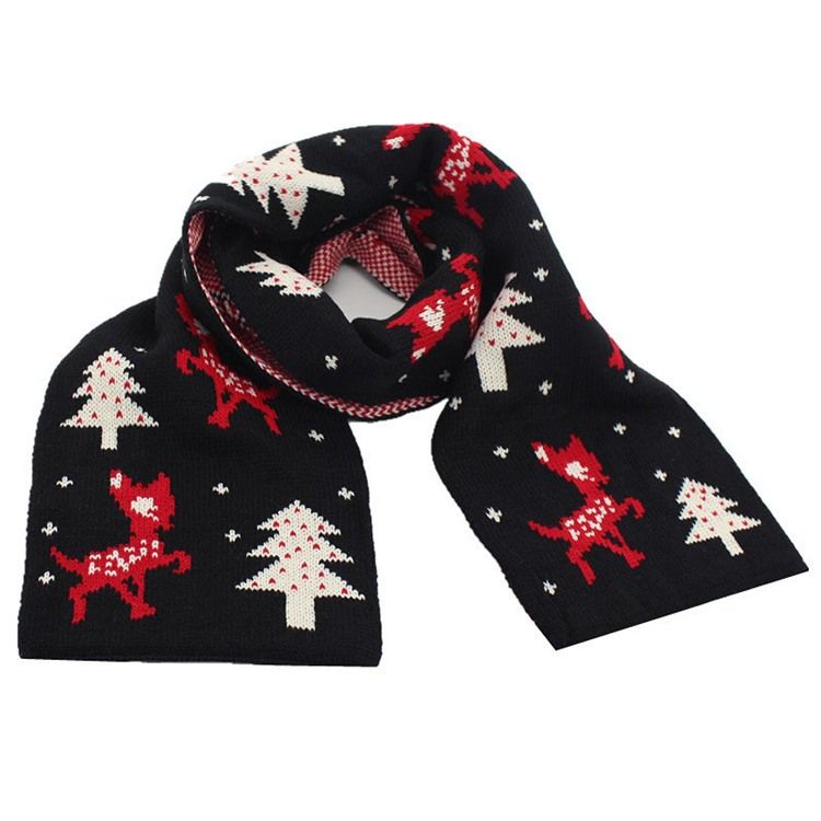 Christmas Imitation Cashmere Scarf