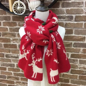 Christmas Woolen Garn Fashion Cartoon Scarves