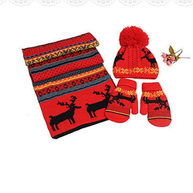 Dame Elk Christmas Imitation Cashmere Scarf