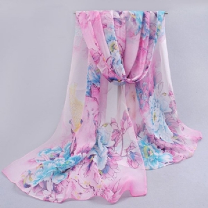 Dameklær Sun Block Light Long Chiffon Scarf