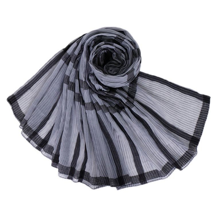 Kvinne Voile Print Plaid Scarves