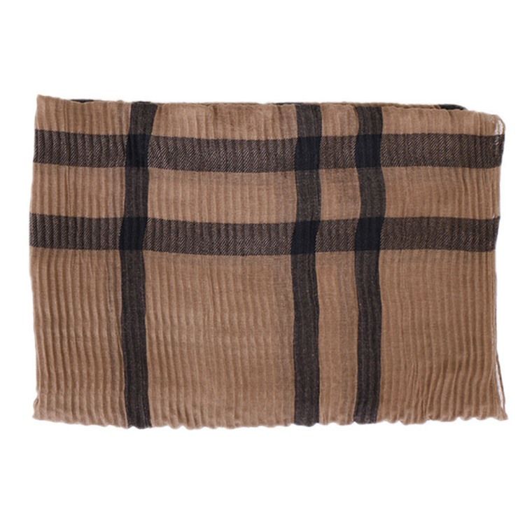 Kvinne Voile Print Plaid Scarves