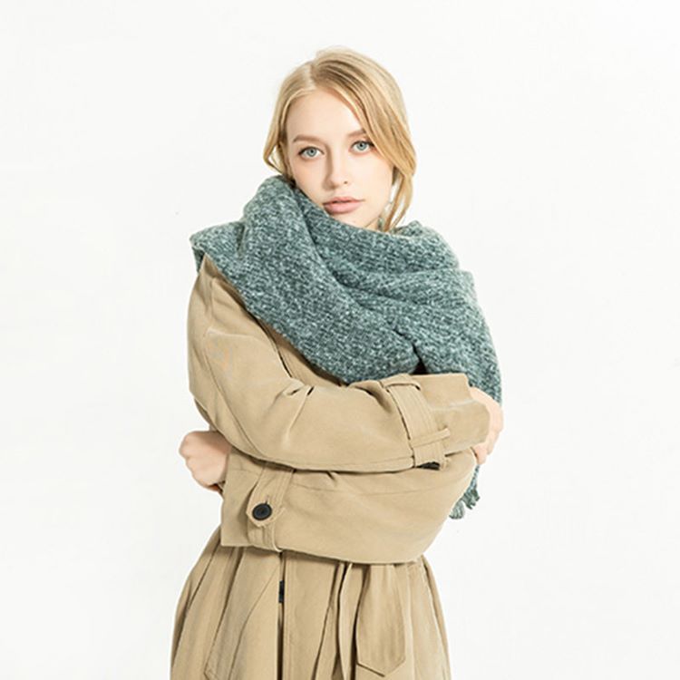 Kvinner Imitasjon Cashmere Tassel Vanlige Skjerf