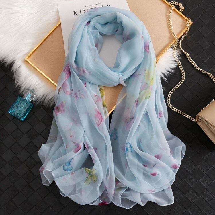 Kvinner Print Ladylike Animal Scarf