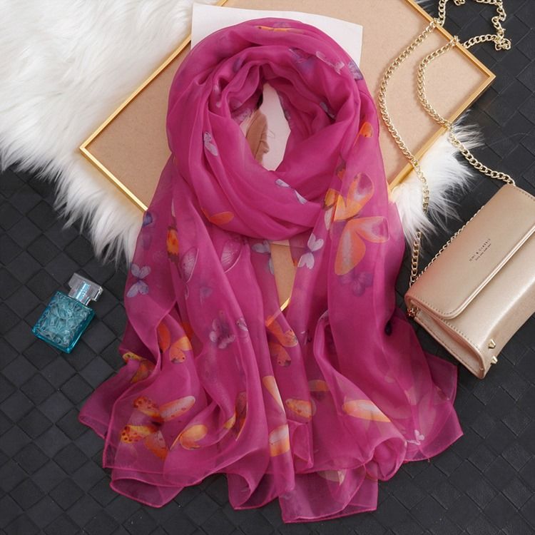 Kvinner Print Ladylike Animal Scarf