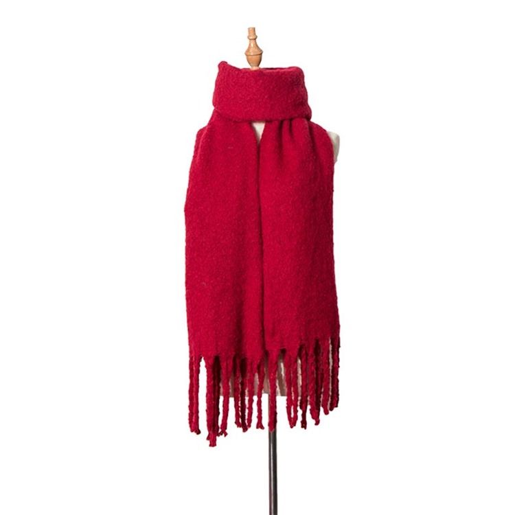 Kvinner Tassel Polyester Vanlige Skjerf