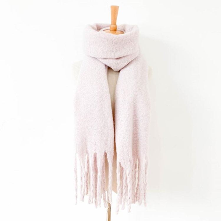 Kvinner Tassel Polyester Vanlige Skjerf