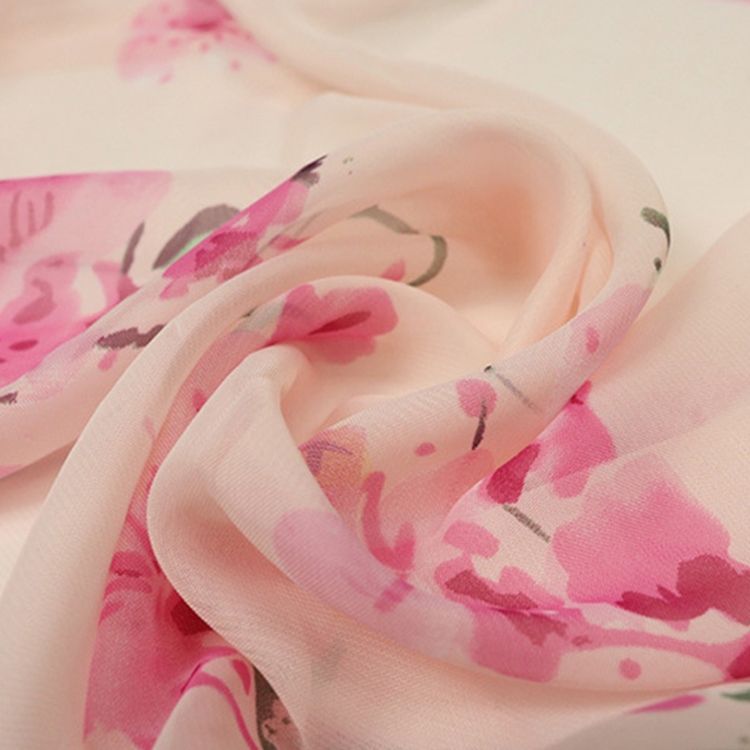 Kvinners Plum Blossom Printed Graceful Scarf