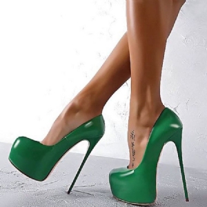 Kvinner Greenery Sky High Platform Heels Pumps