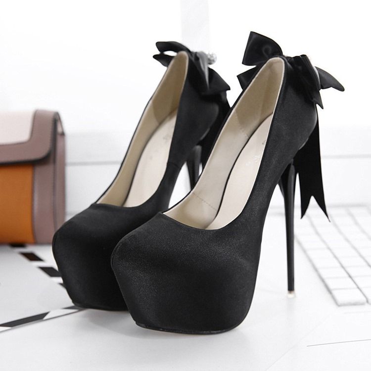 Plattform Stiletto Heel Platform Dame Pumps