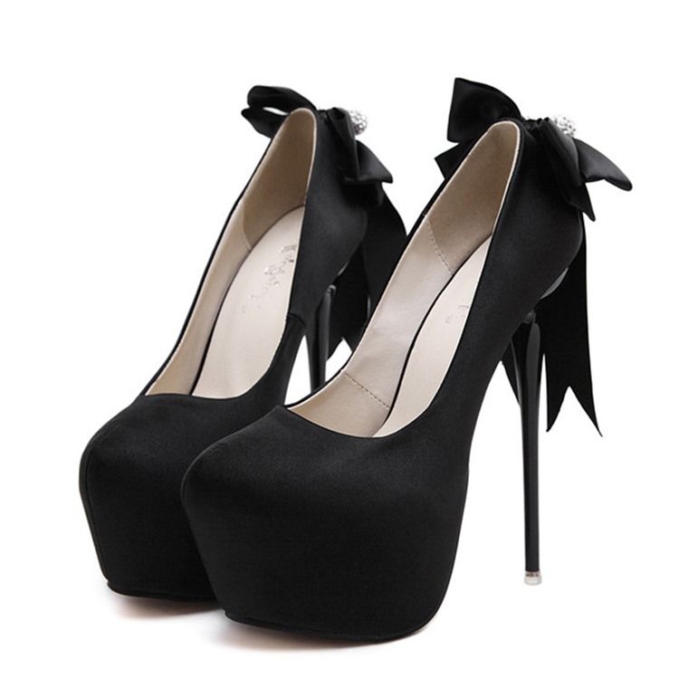 Plattform Stiletto Heel Platform Dame Pumps