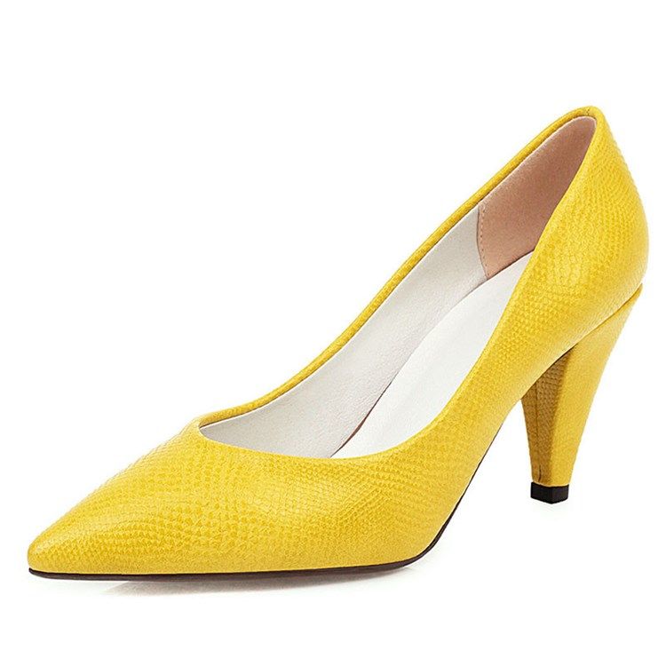 Slip-on Pointed Toe Thread Sweet Thin Dame Shoes