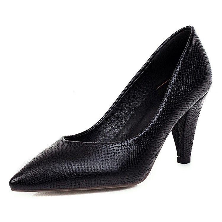 Slip-on Pointed Toe Thread Sweet Thin Dame Shoes