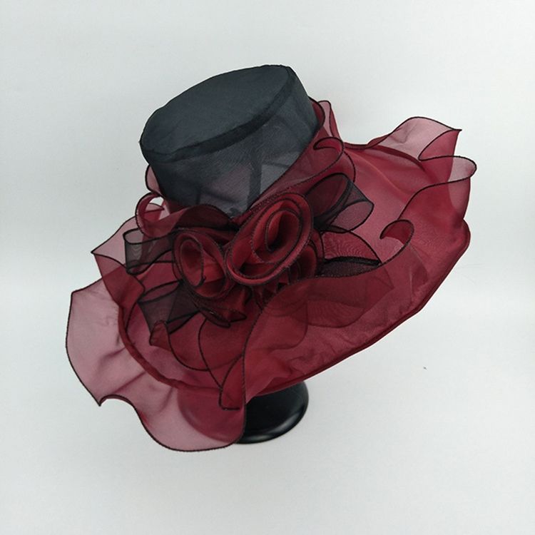 Blomsterorganza Solhat For Kvinner