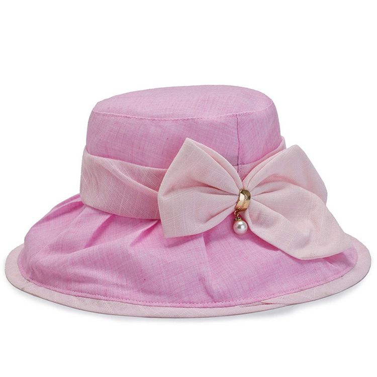 Bucket Hat For Kvinner Bowknot Fall Hats