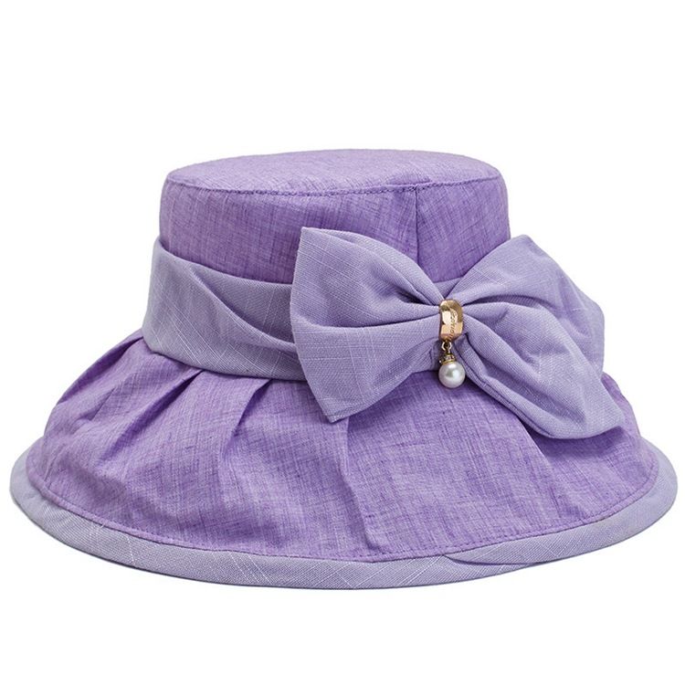 Bucket Hat For Kvinner Bowknot Fall Hats