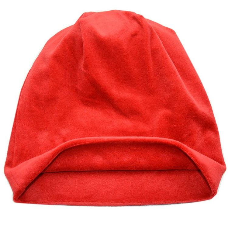 Casual Velvet Winter Plain Hat For Menn