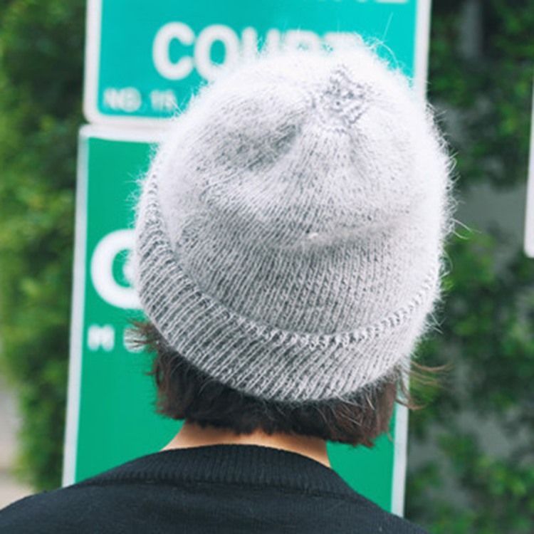 Cony Hair Warm Hat For Kvinner