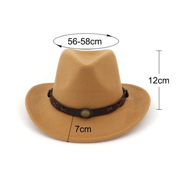 Cowboyhatt For Kvinner Hemming Vanlige Vårhatter