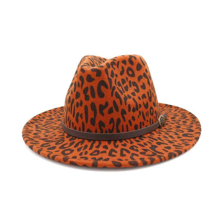 Damemønster Leopard Fall Hats