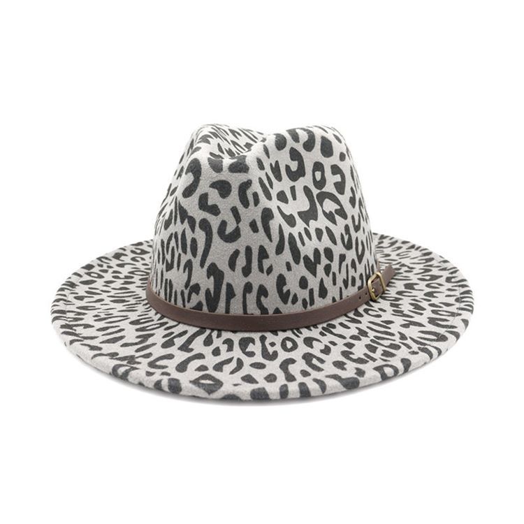 Damemønster Leopard Fall Hats