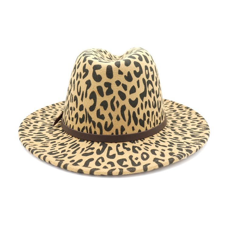 Damemønster Leopard Fall Hats