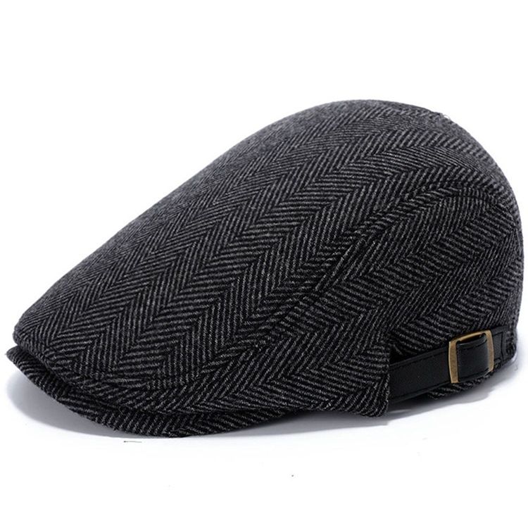 Herre Beret European Plain Winter Hats