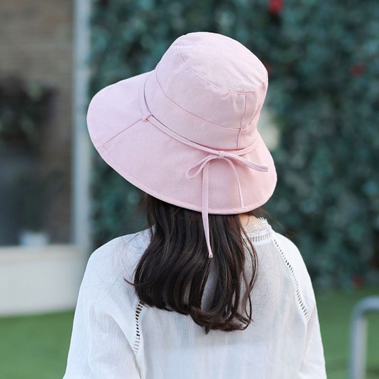 Koreansk Bowknot Fall Plain Hat For Kvinner