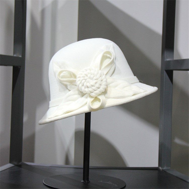 Kvinne Fedora Hat 3d Plain Fall Hats