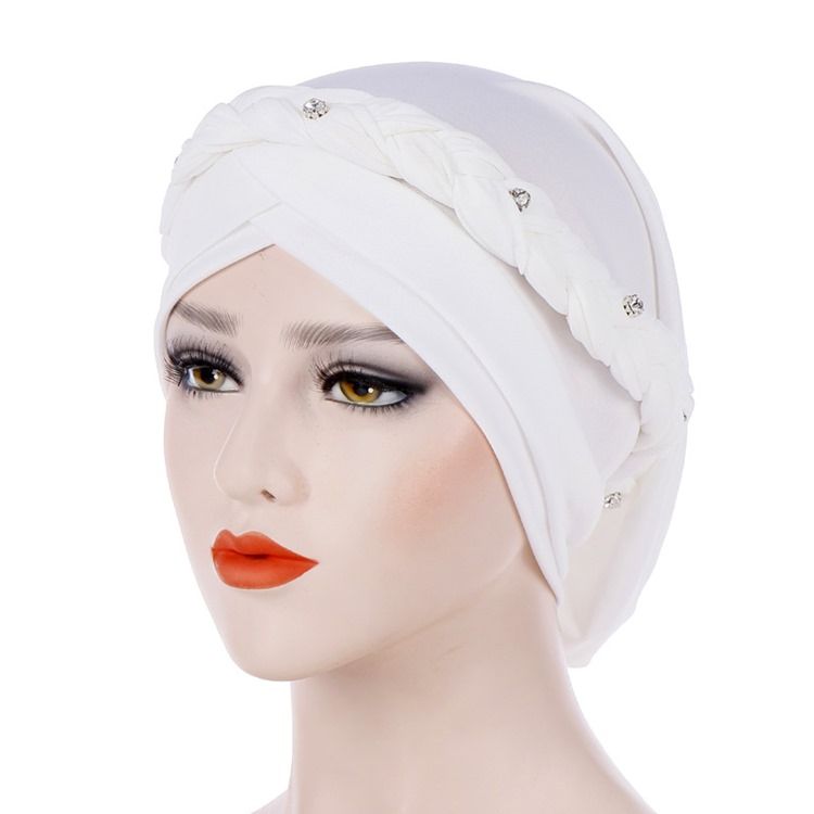 Kvinner Twisted Ethnic Plain Hats