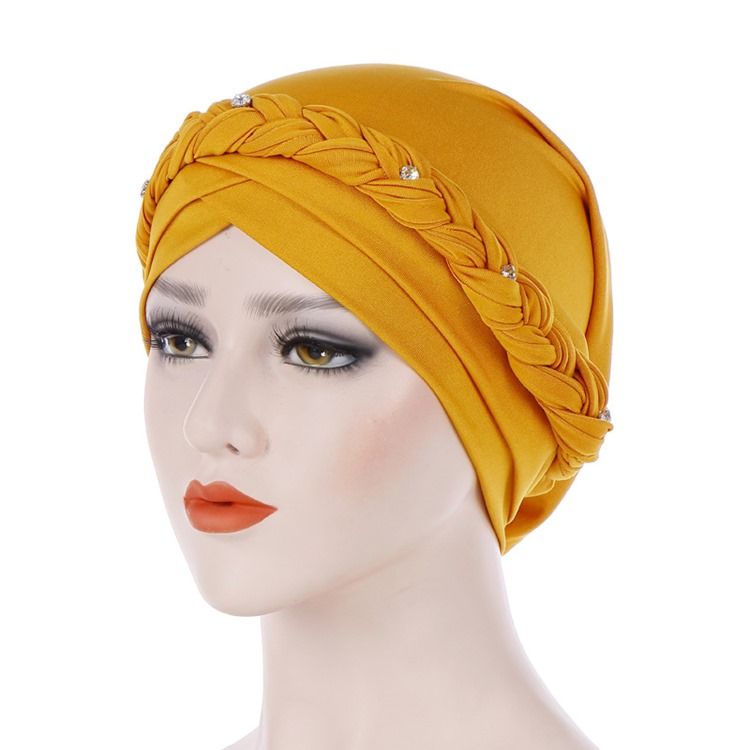 Kvinner Twisted Ethnic Plain Hats