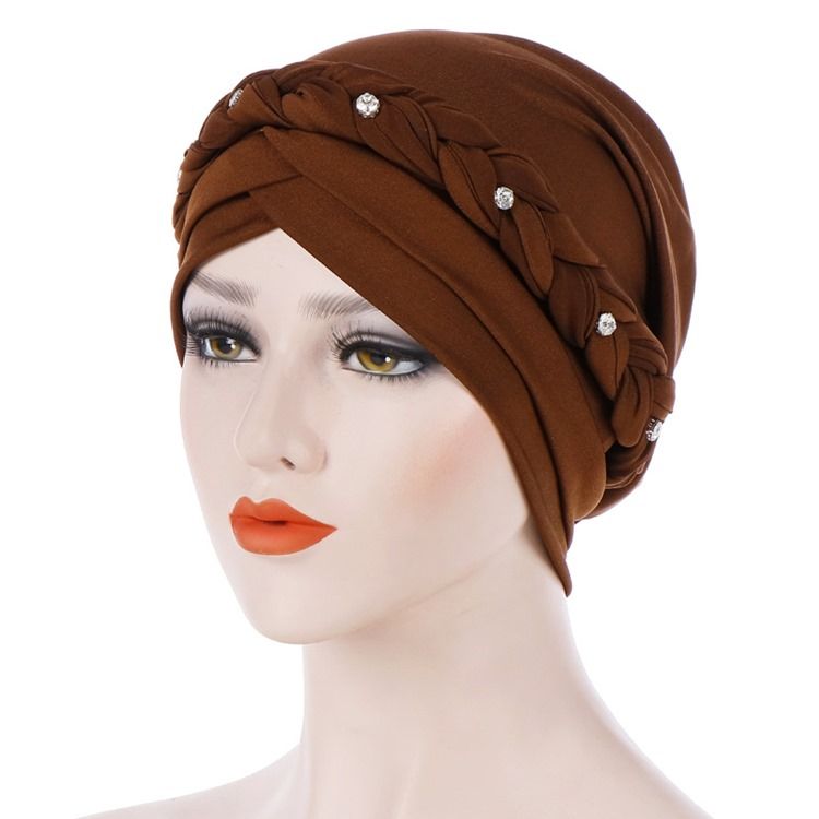 Kvinner Twisted Ethnic Plain Hats